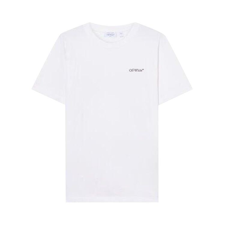 Off White Metal Arrow Short Sleeve Slim Tee White