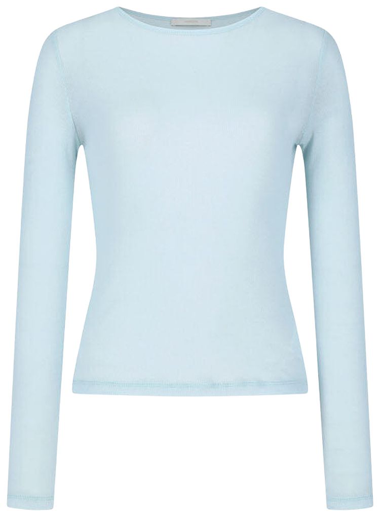 Amomento Round T Shirt Light Blue