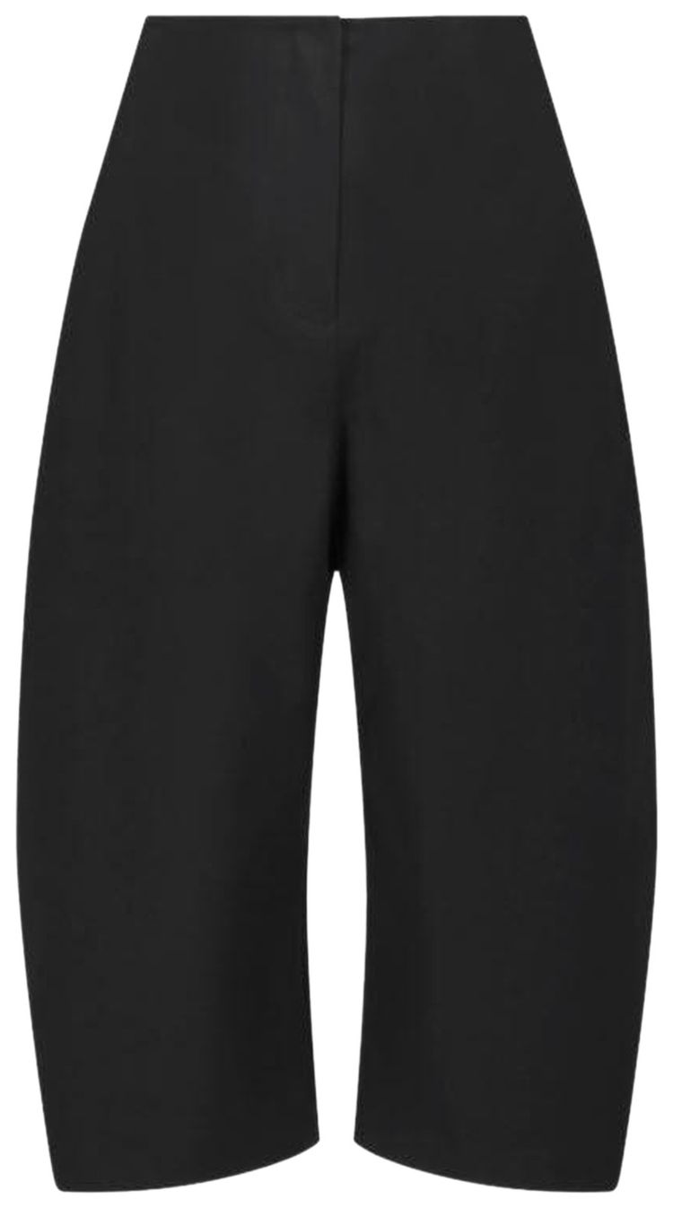 Amomento Curved Capri Pants Black