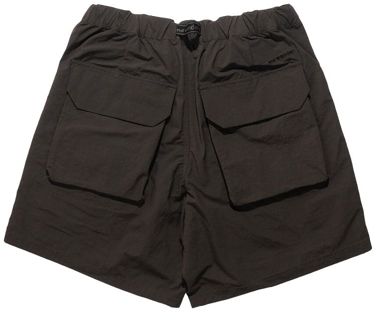 And Wander Twill Short Pants Charcoal