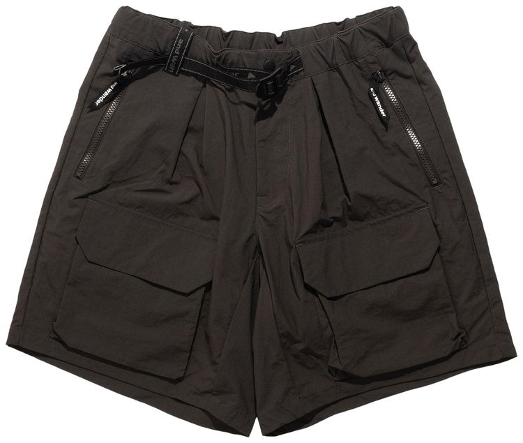 And Wander Twill Short Pants Charcoal