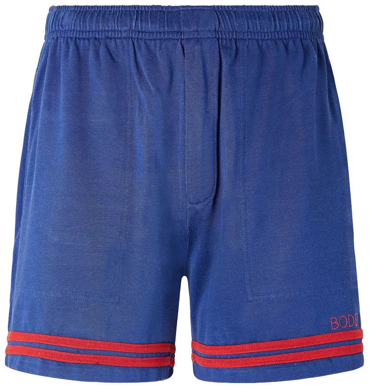 Bode Lakewood Shorts Blue