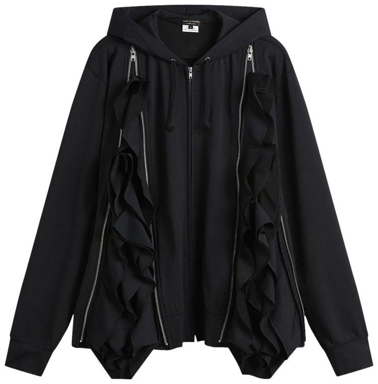 Comme des Garcons Homme Plus Zip Hooded Coat Black