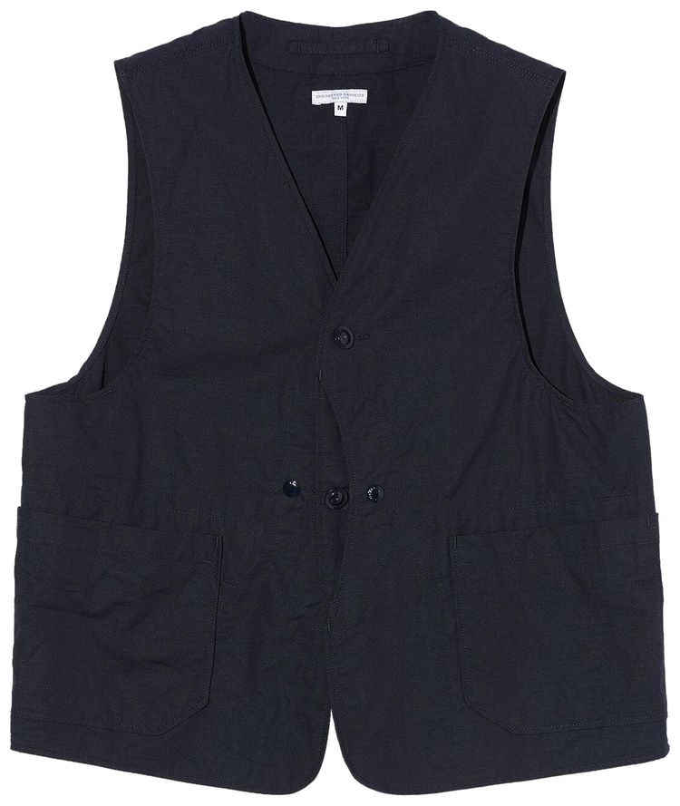 Engineered Garments Upland Vest Dark Navy