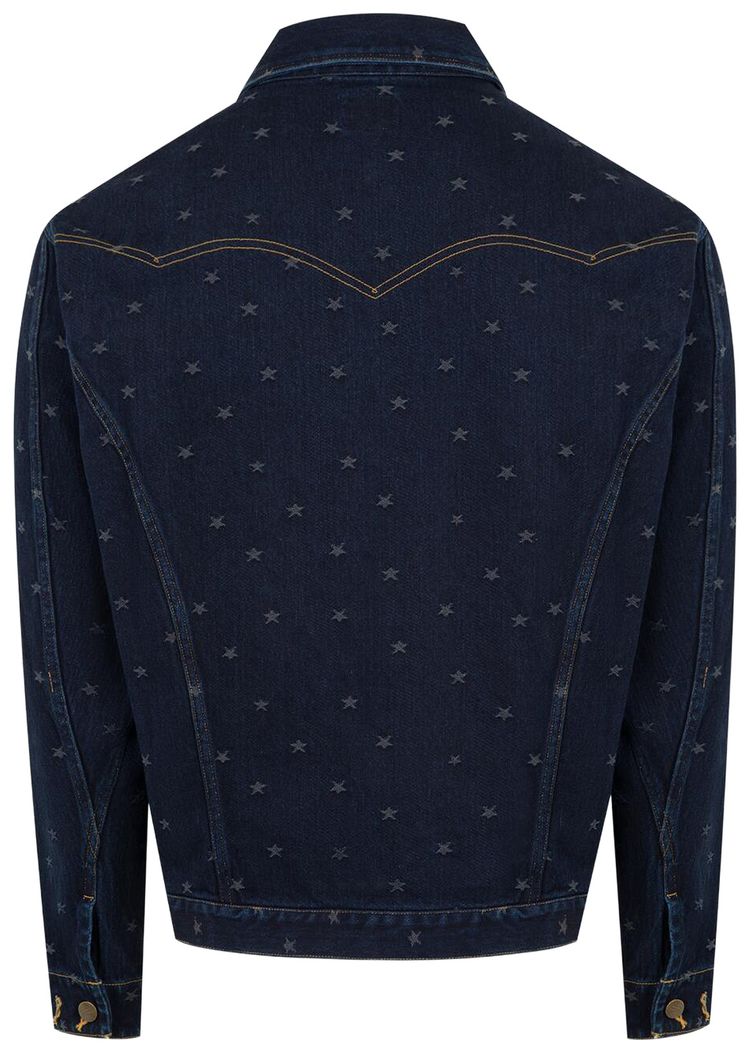Needles Denim Jacquard Jacket Indigo