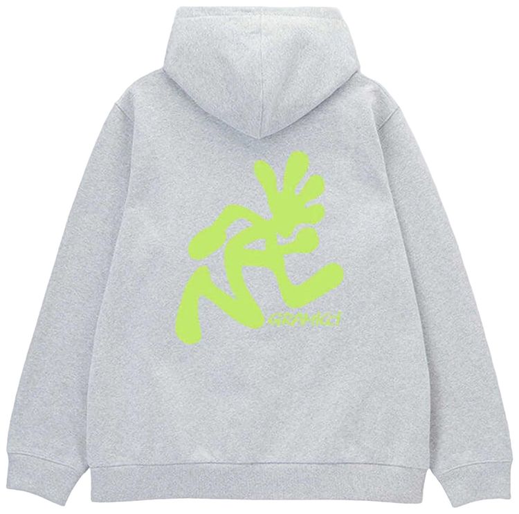 Gramicci Man Hooded Sweatshirt Heather Grey