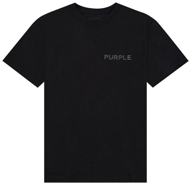 PURPLE BRAND Crystal Blur Tee Black