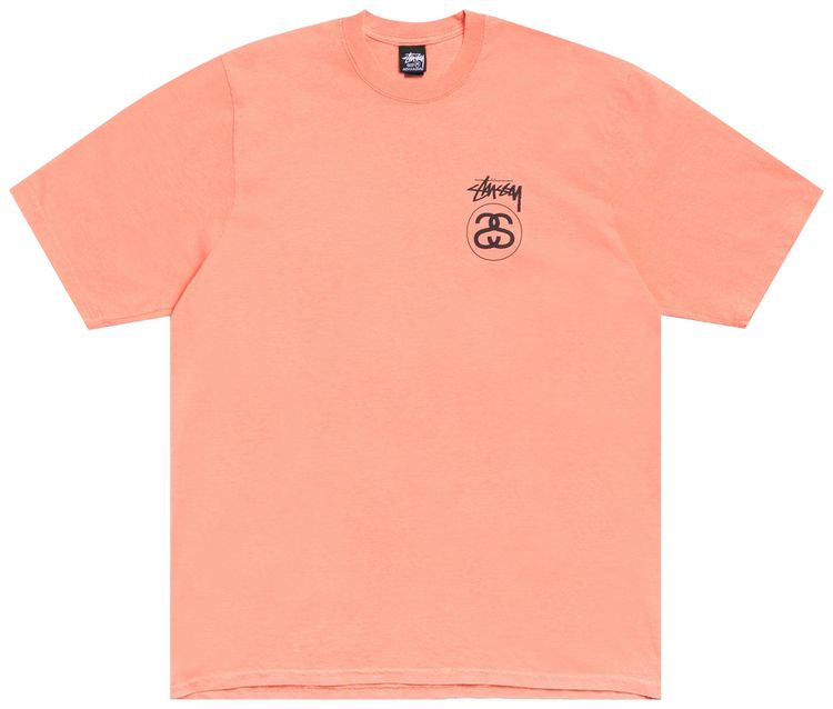 Stussy Stock Link Pigment Dyed Tee Sherbert