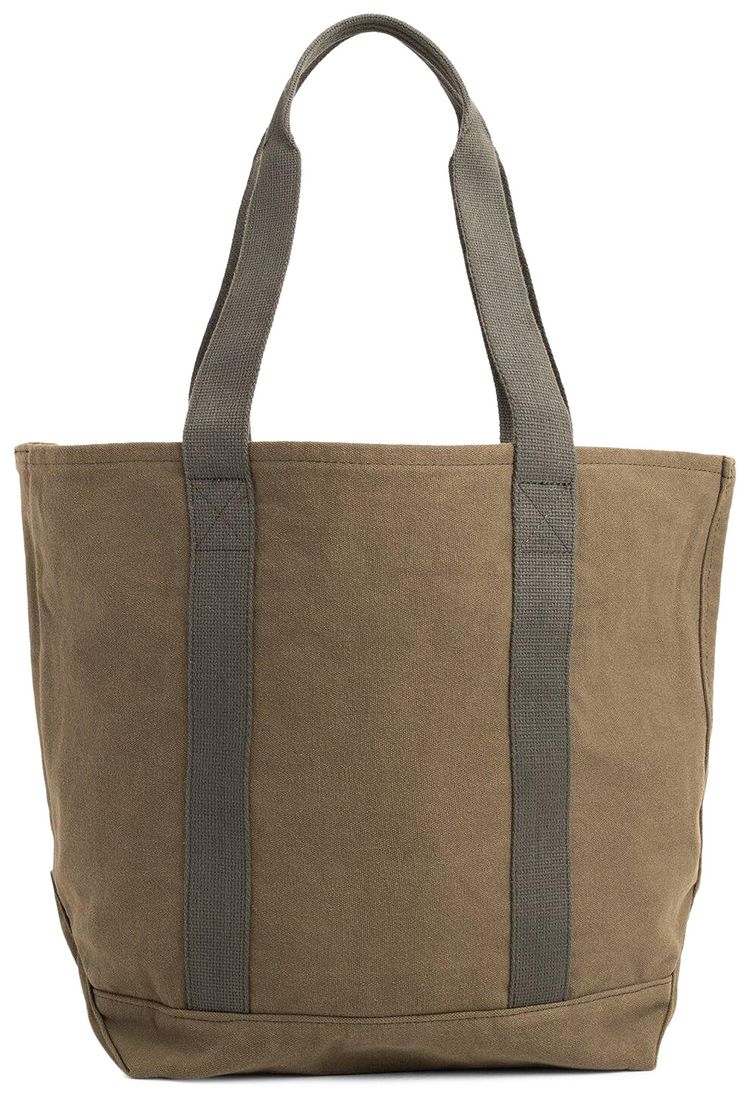 Stussy Canvas Market Tote Bag Green
