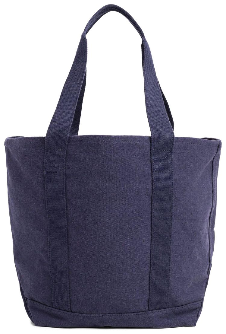 Stussy Canvas Market Tote Bag Navy