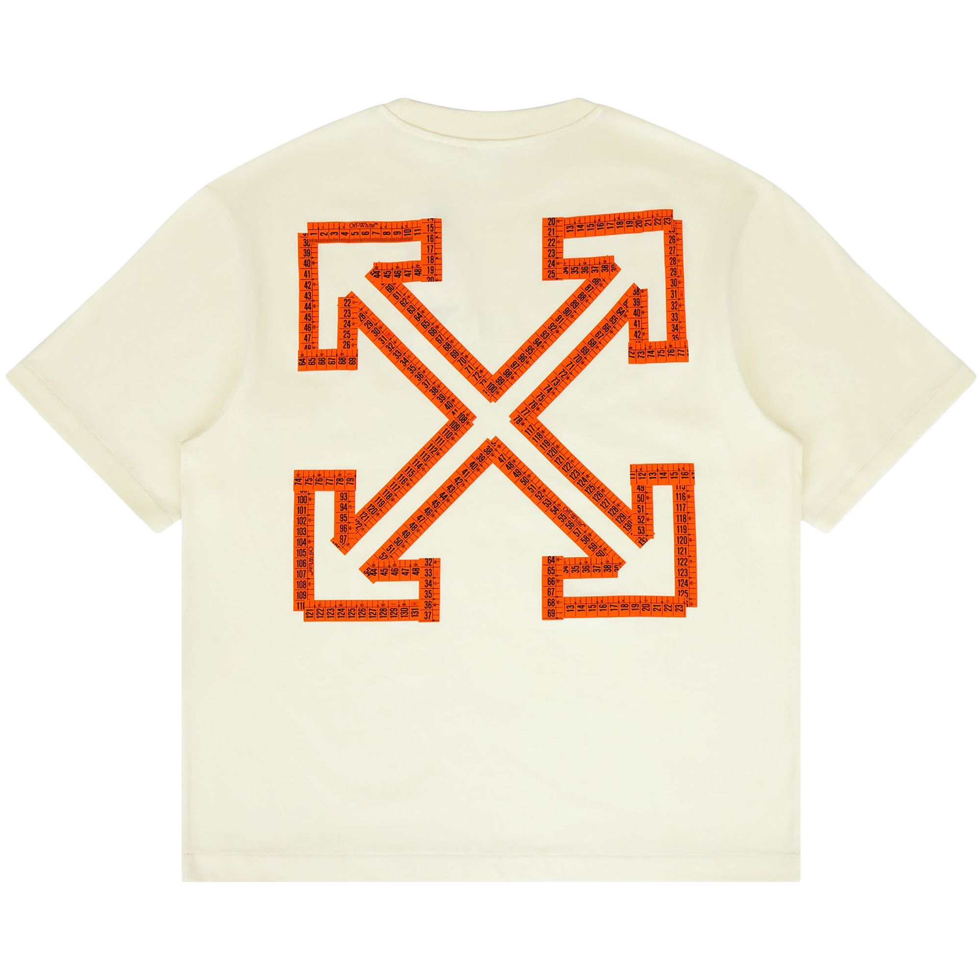 Buy Off-White Tape Arrow Fit Tee 'Vanilla Ice' - 44OWOS26T059102