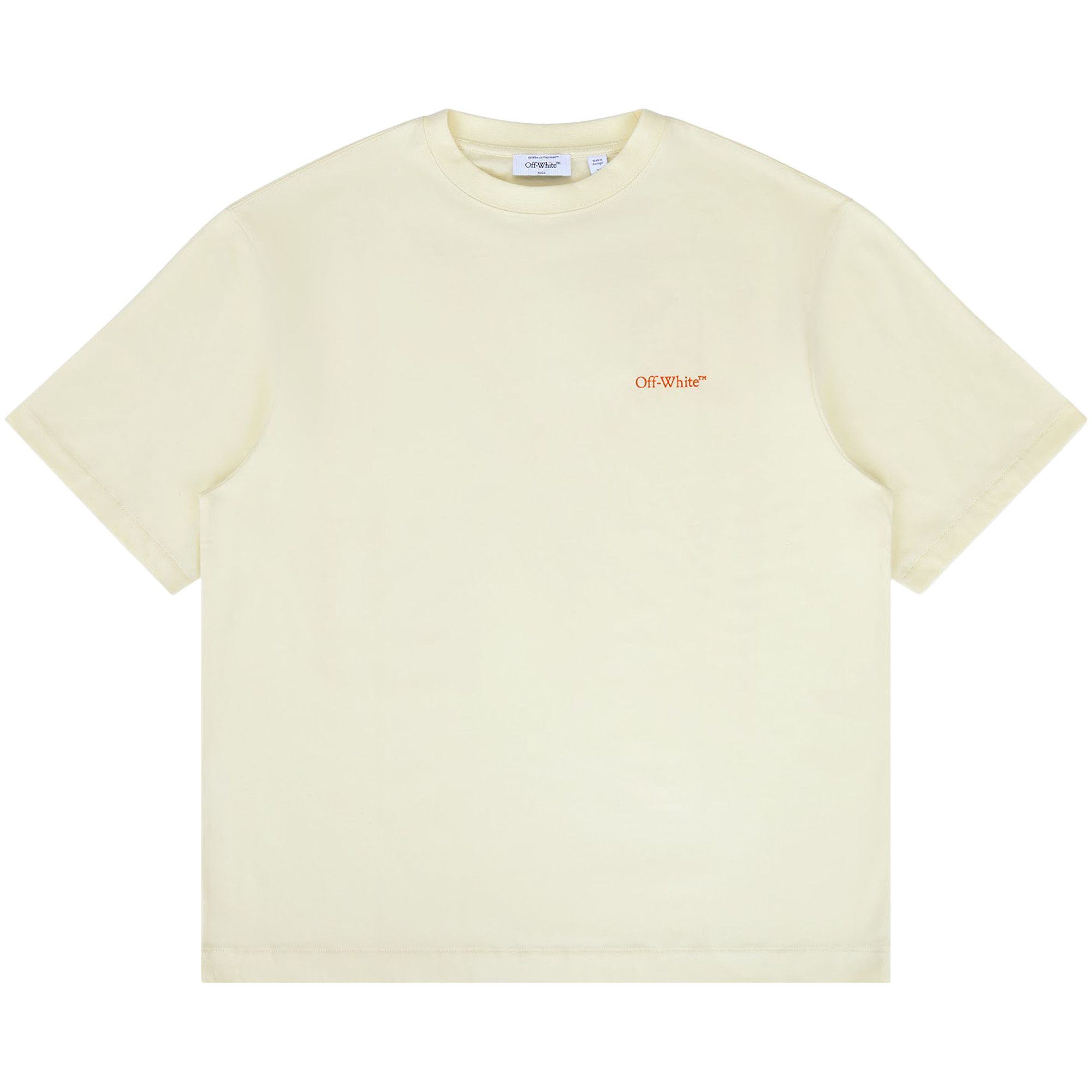 Buy Off-White Tape Arrow Fit Tee 'Vanilla Ice' - 44OWOS26T059102