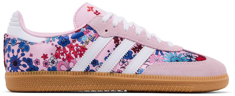 Liberty London x adidas Samba OG J Clear Pink Floral