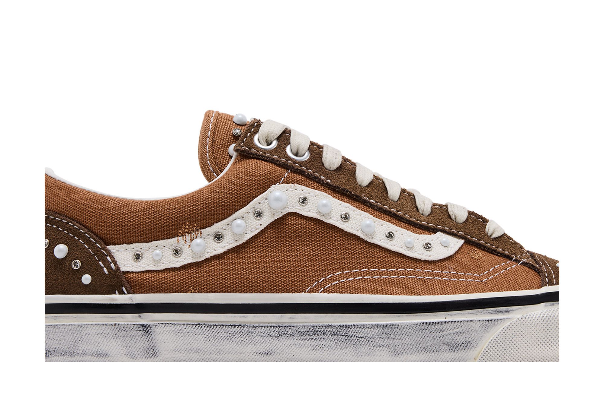 靴 Vans Premium Old Skool Pearlized Brown Buy Vans Old Skool 36 'Pearlized Pack - Vintage Cocoa Brown