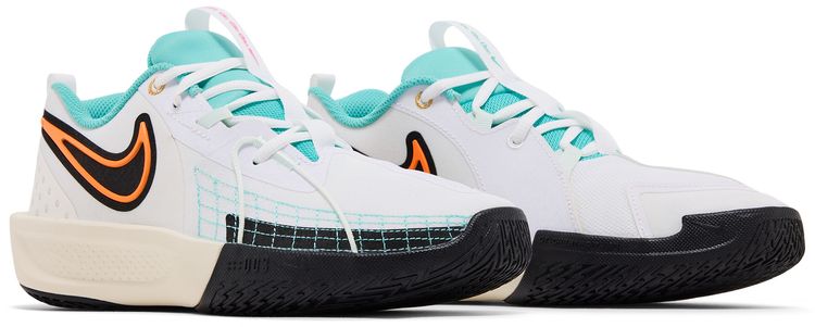 Nike GT Cut 3 GS White Orange Frost Green
