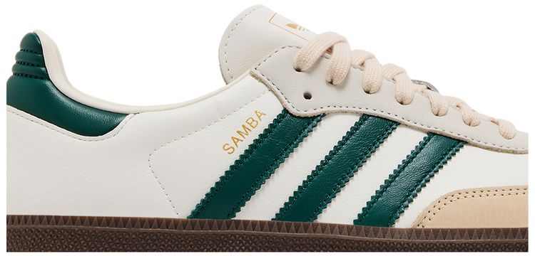 adidas Wmns Samba OG Off White Collegiate Green