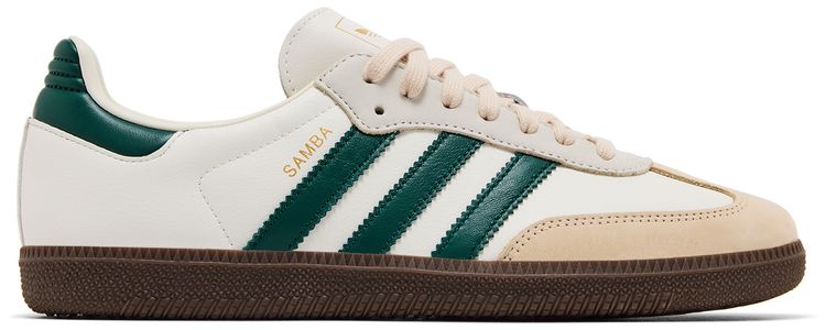 adidas Wmns Samba OG Off White Collegiate Green