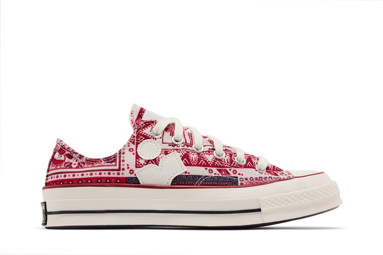 Isabel Marant x Converse Wmns Chuck 70 Low Red Bandana Scarf