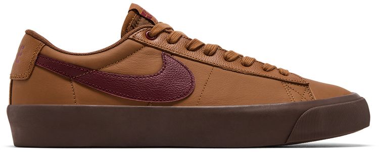 Nike Zoom Blazer Low Pro GT SB Light British Tan Dark Team Red