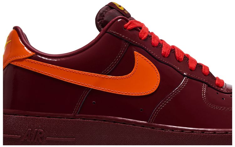 Nike Air Force 1 Low Patent Leather Dark Team Red