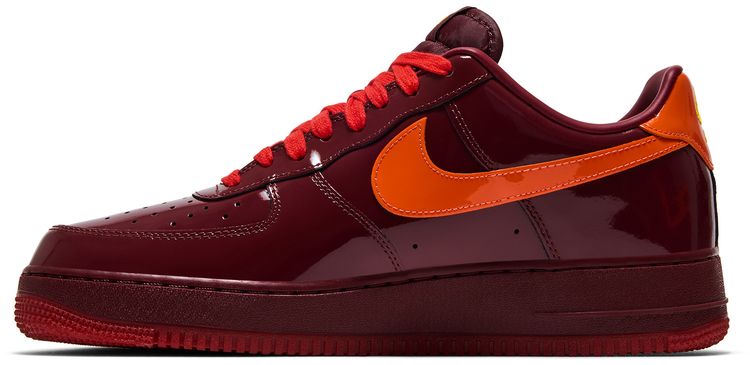 Nike Air Force 1 Low Patent Leather Dark Team Red