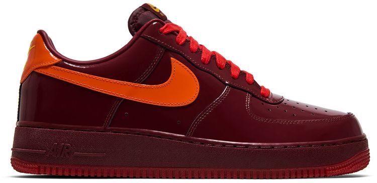 Nike Air Force 1 Low Patent Leather Dark Team Red