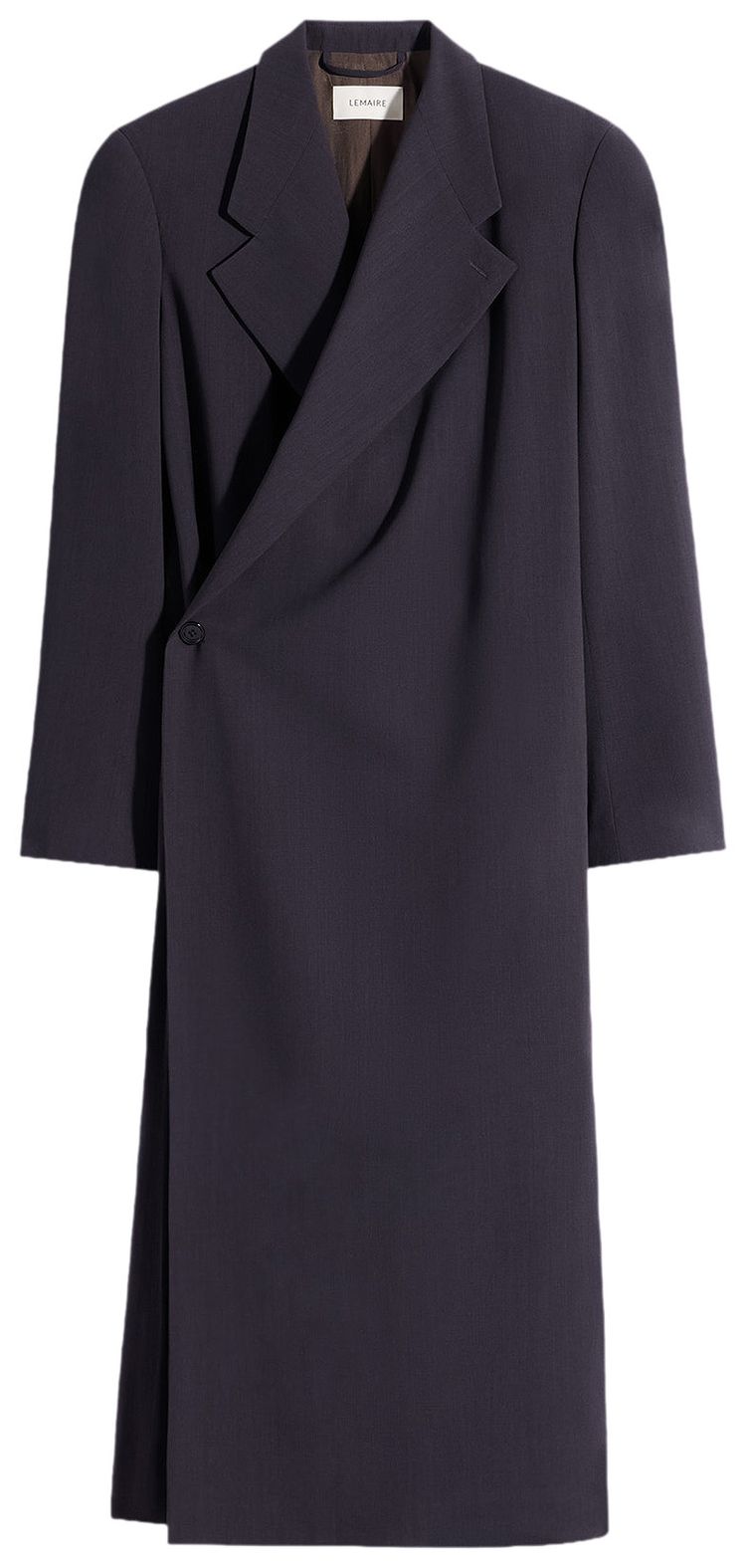 Lemaire Wrap Over Coat Onyx