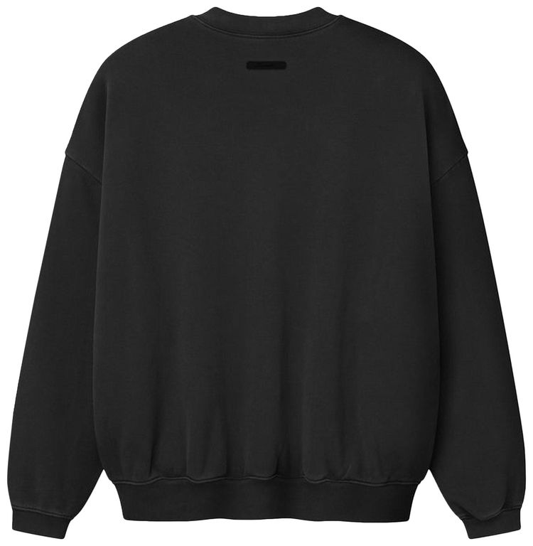Fear of God Essentials 90s Crewneck Sweatshirt Faded Black