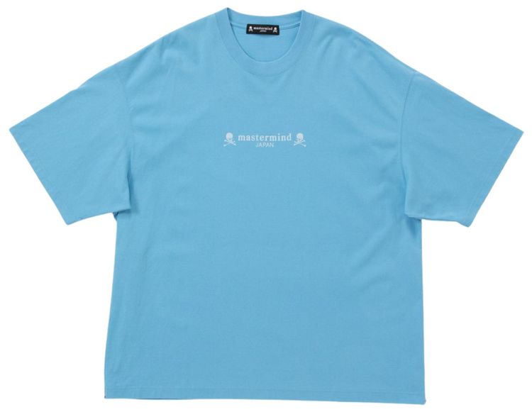 Mastermind Japan OG Embroidery Ish Short Sleeve Tee Sky Blue