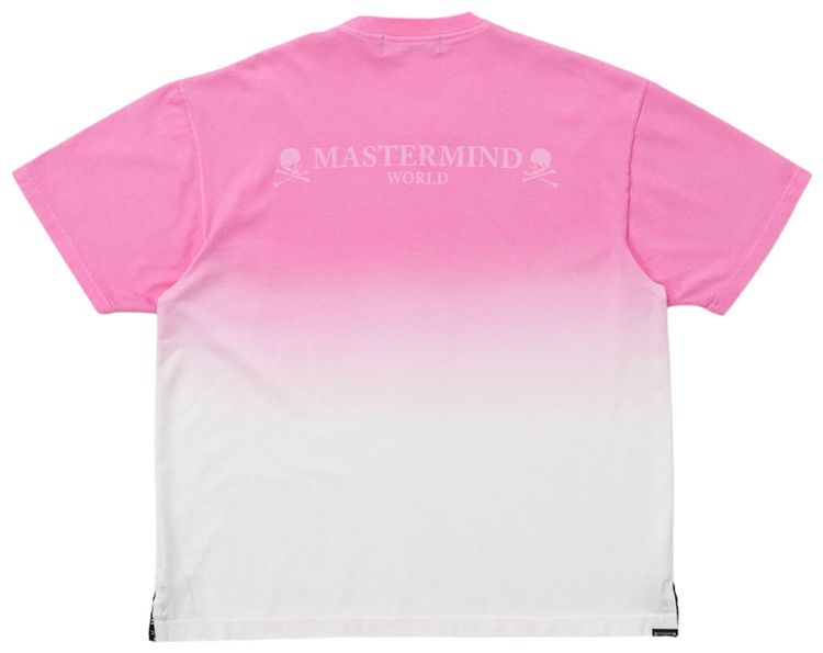 Mastermind World Faded Short Sleeve Tee PinkWhite