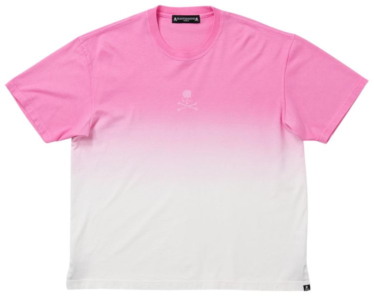 Mastermind World Faded Short Sleeve Tee PinkWhite