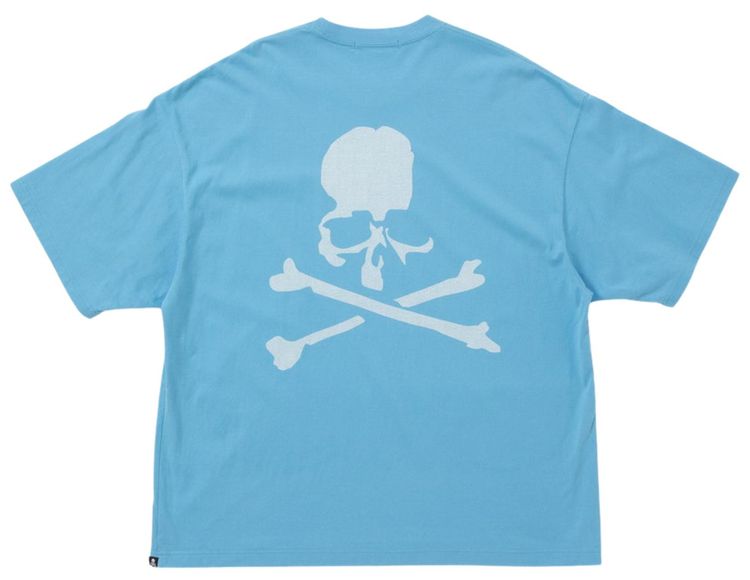 Mastermind Japan OG Embroidery Ish Short Sleeve Tee Sky Blue
