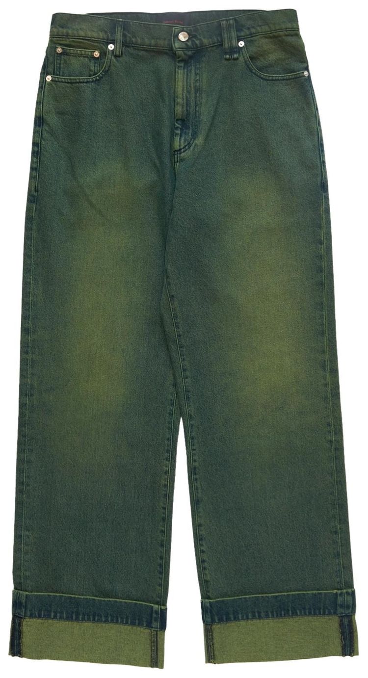 Simone Rocha Straight Leg Jeans Green