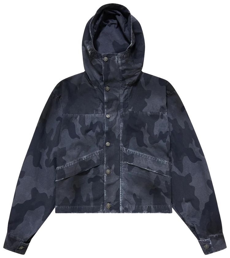 424 Cropped Parka Black