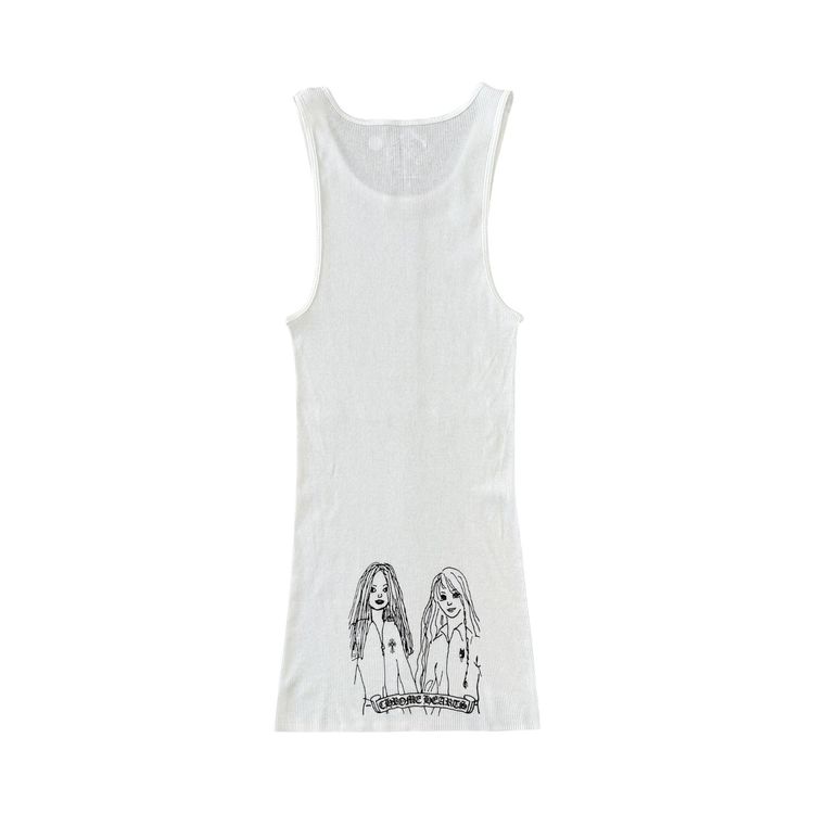 Chrome Hearts x Mayumi Foti Neck Logo Tank Top WhiteBlack