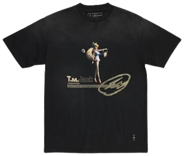 Cactus Jack by Travis Scott x Fragment x Takashi Jack Tee Black