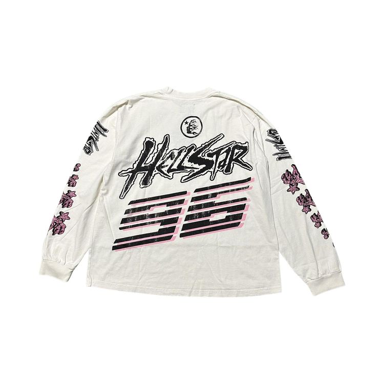 Hellstar Brain Racer Long Sleeve Tee White