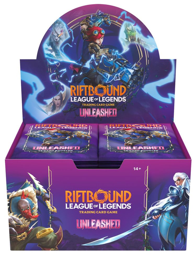 Riftbound League of Legends Unleashed Booster Display Box