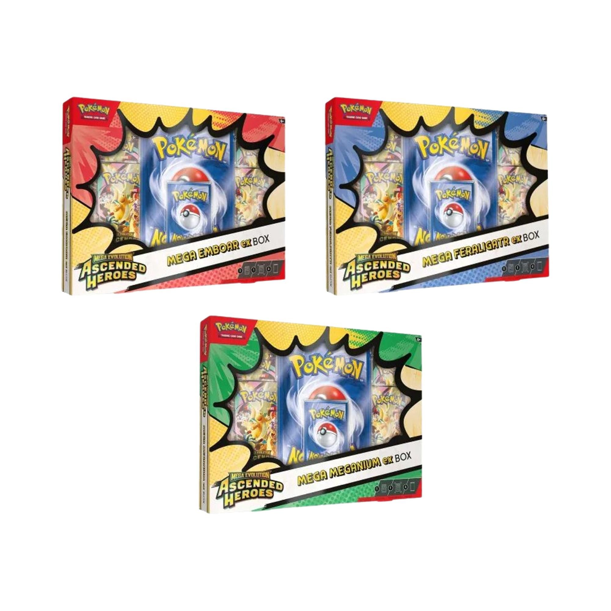 Buy Pokémon Mega Evolution: Ascended Heroes ex Box 3-Pack (Costco