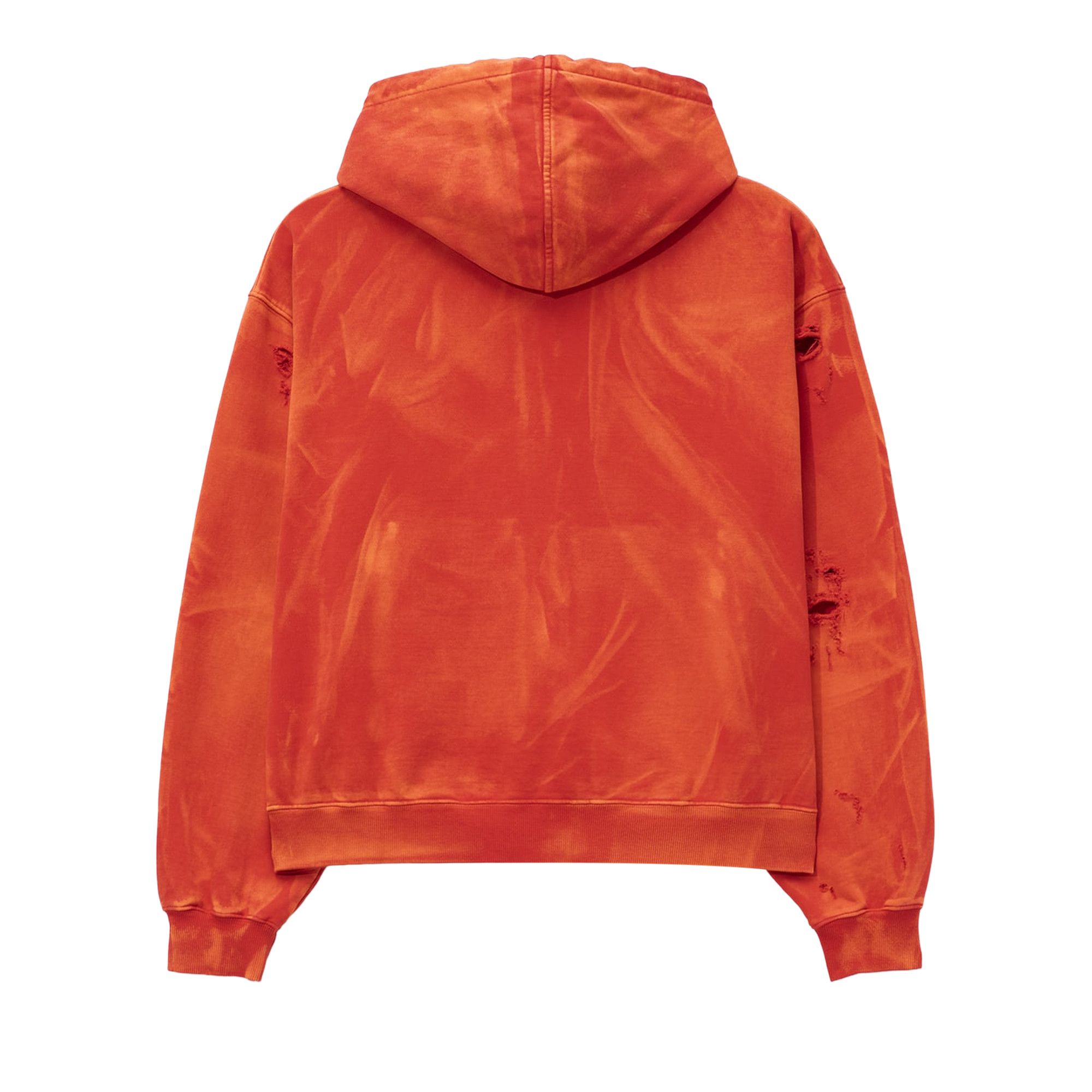 Buy Thug Club Two Tone Washed Zip-Up Hoodie 'Red' - TC26SS0401 | GOAT