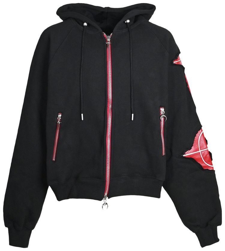Thug Club New Rock Zip Up Hoodie Black