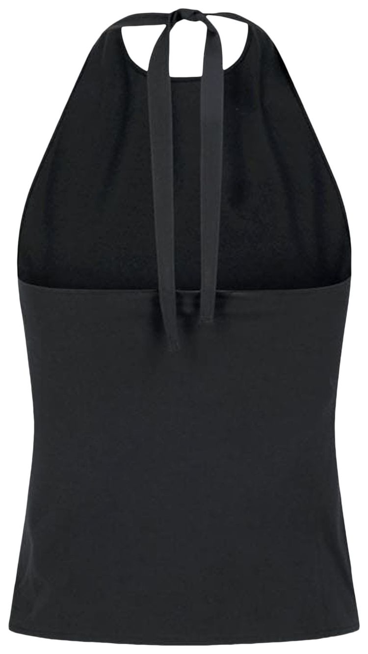 Amomento Jersey Halter Neck Top Charcoal