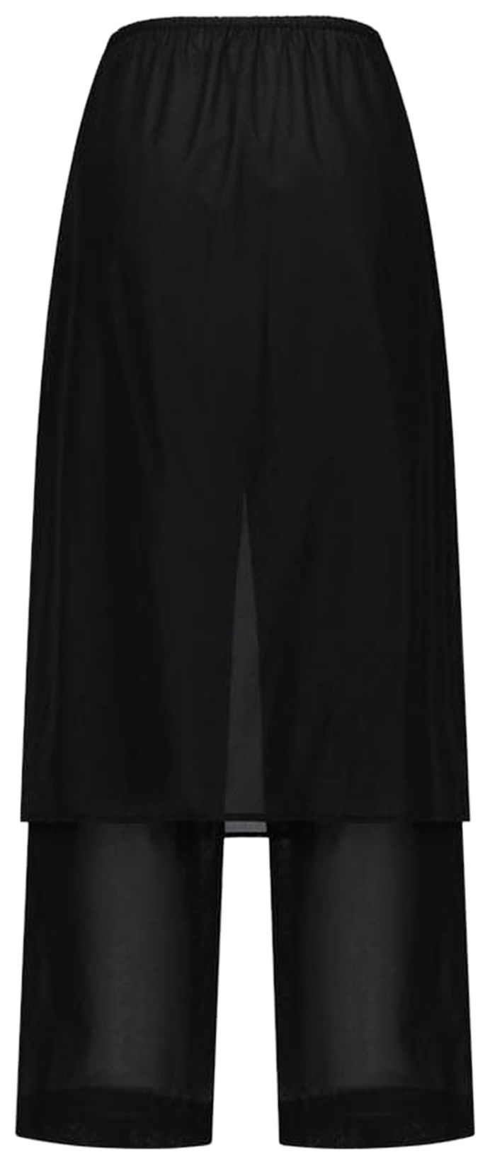 Amomento Sheer Layered Pants Black