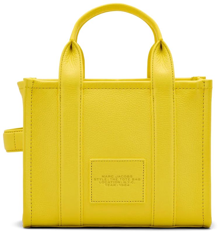 Marc Jacobs The Small Leather Tote Bag Daisy Yellow