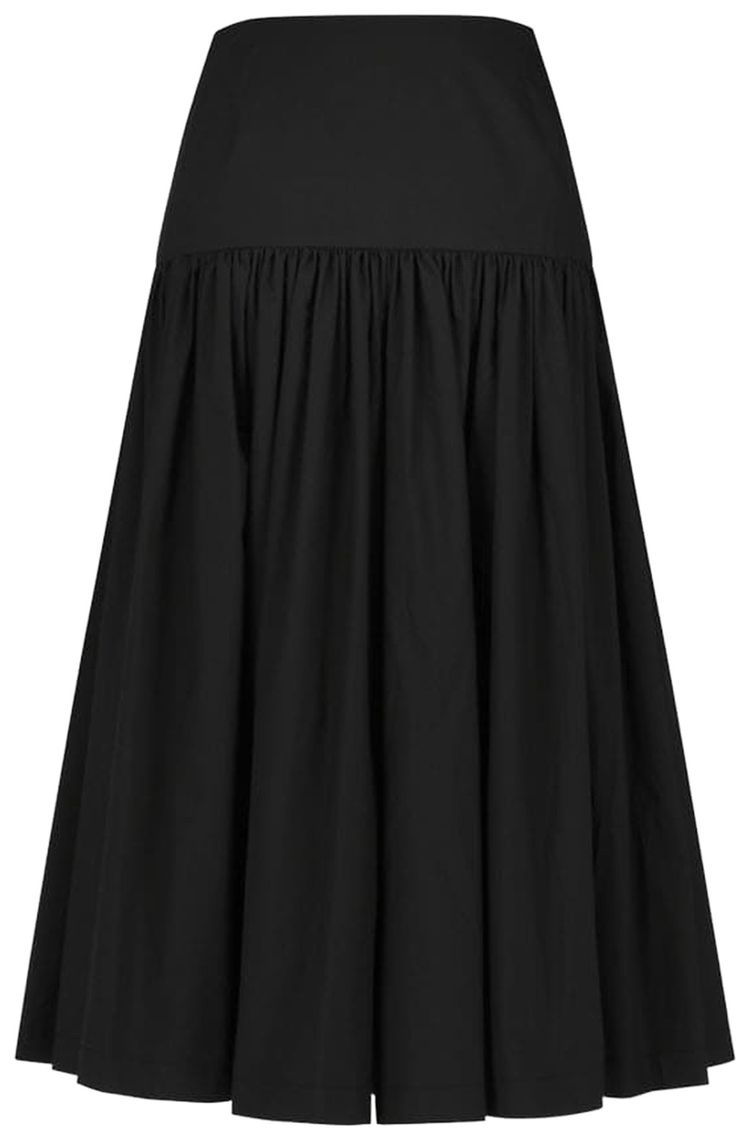 Amomento Shirring Culotte Pants Black