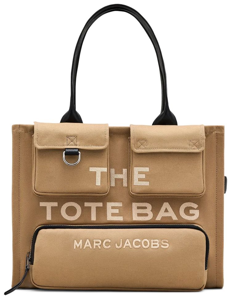 Marc Jacobs The Large Cargo Canvas Tote Bag Camel