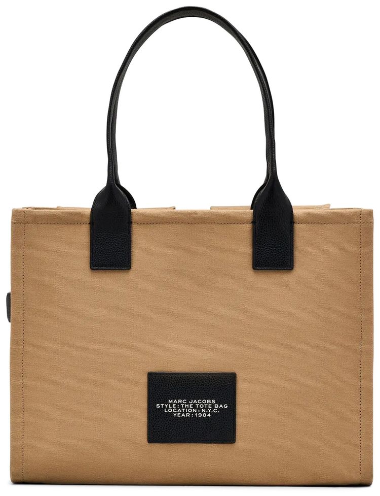 Marc Jacobs The Large Cargo Canvas Tote Bag Camel