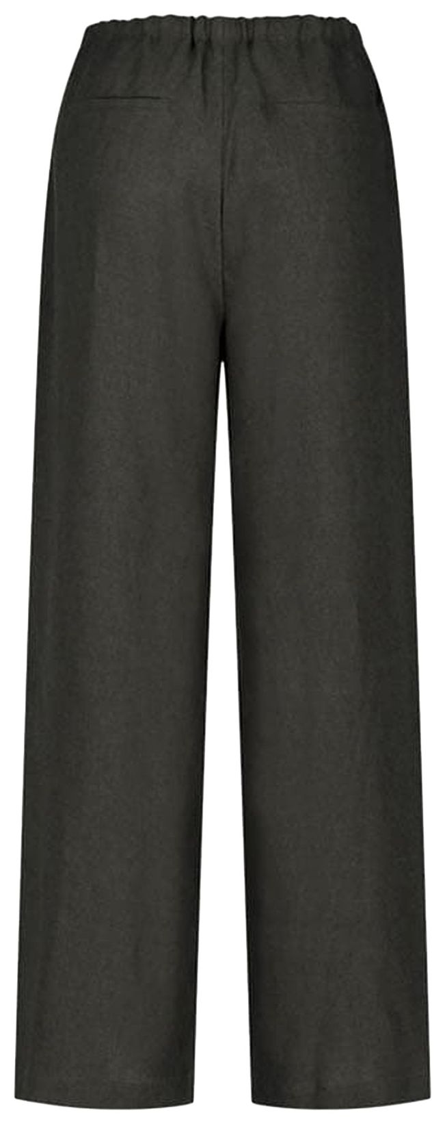 Amomento Linen Banding Pants Khaki Grey