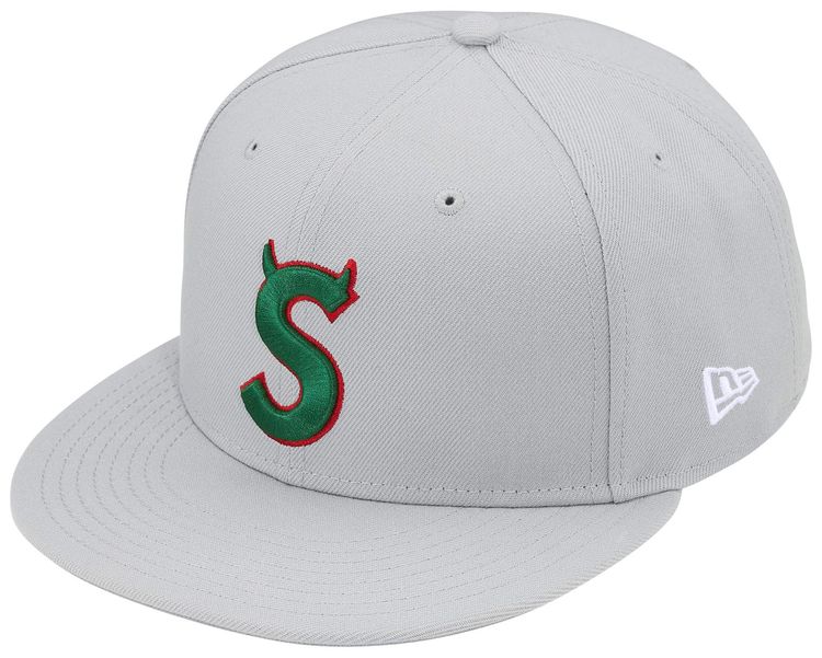 Supreme Devil S Logo New Era Grey
