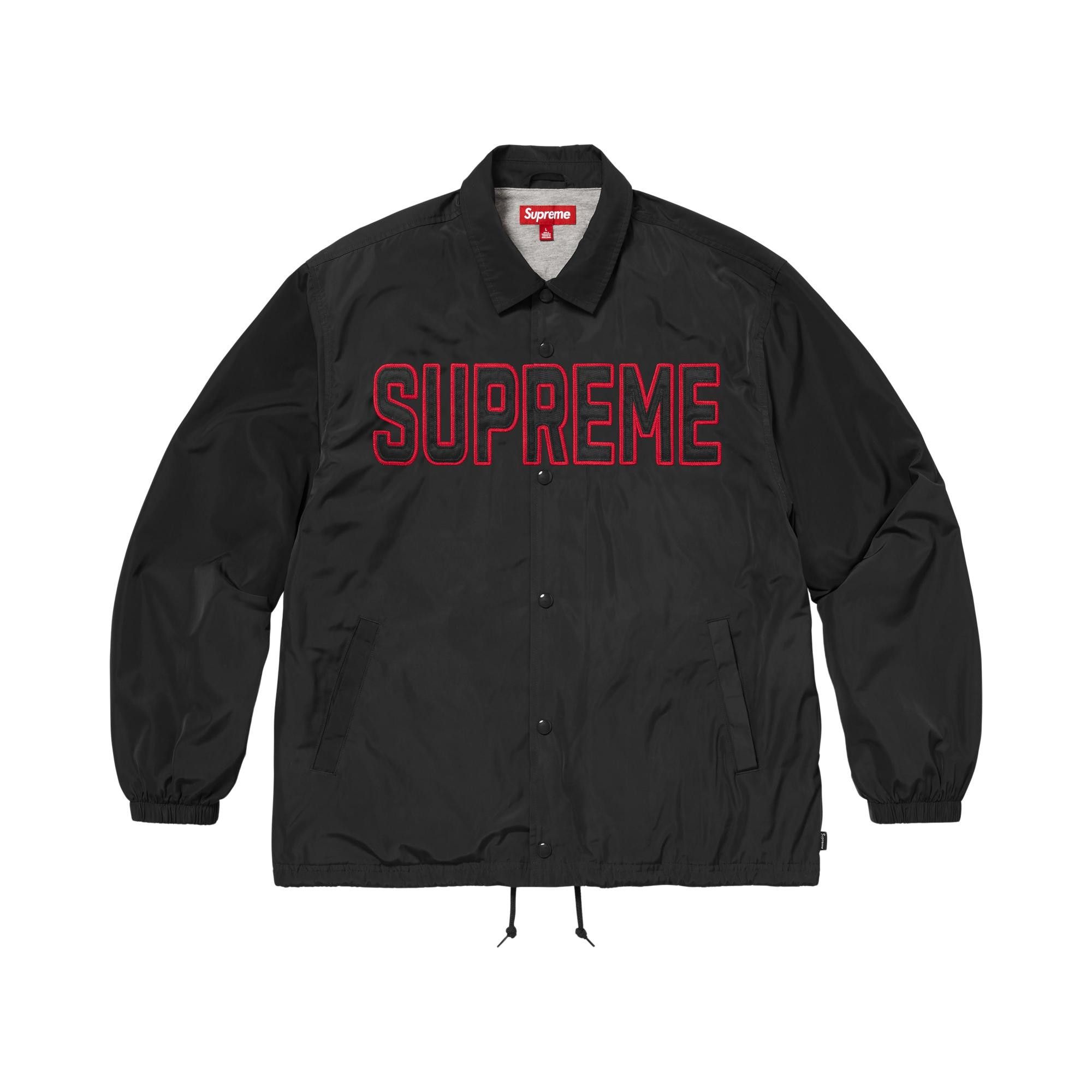 Buy Supreme Spellout Coaches Jacket 'Black' - SS26J106 BLACK | GOAT UK